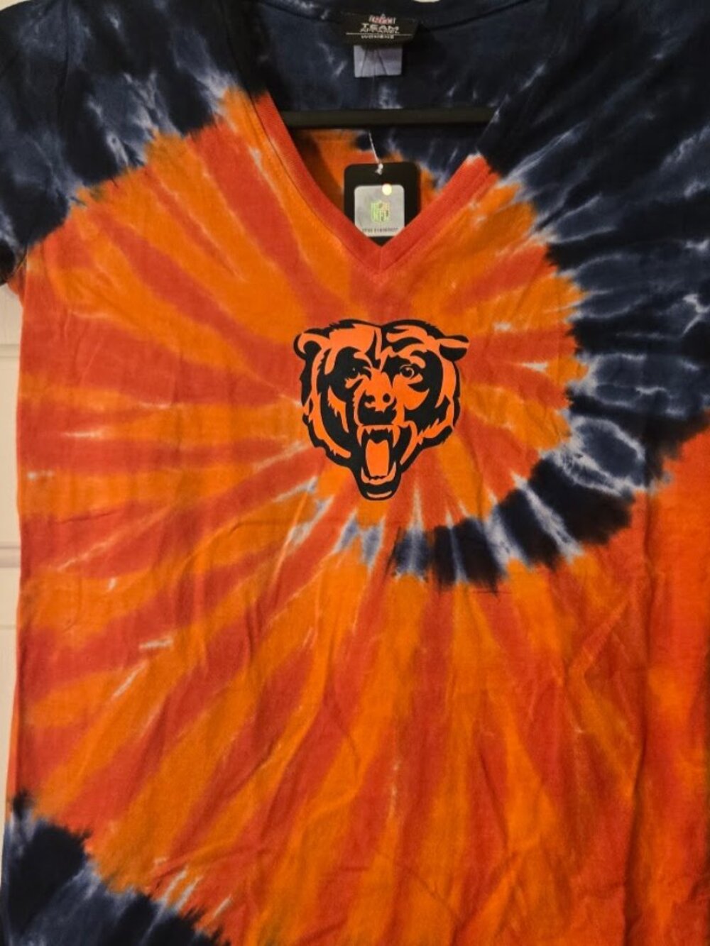 NFL Chicago Bears Blue/Orange Tye-Dyed Women's Tee